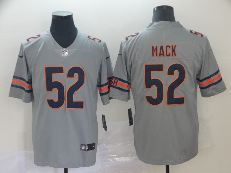 Men's Chicago Bears Khalil Mack #52 Gray Jersey